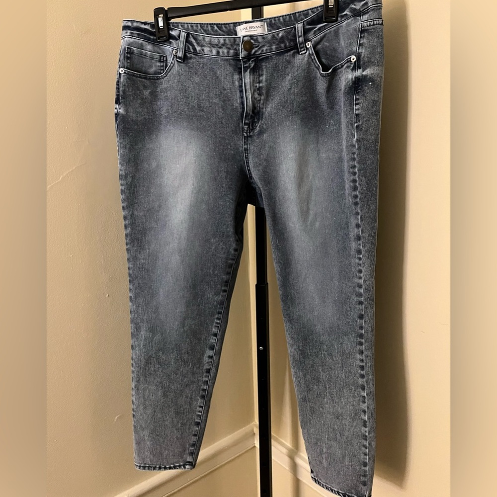 Women's Lane Bryant Mid Rise Super Stretch Skinny Jeans Size 20